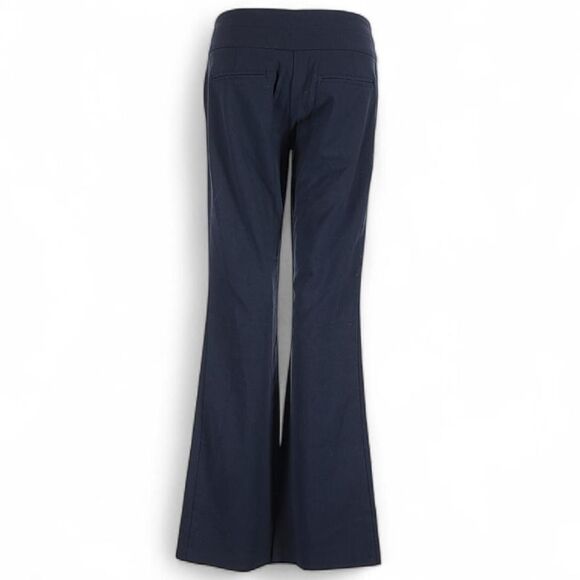 Vintage "Joe B" Navy Bootcut/Flared Dress Pants W/ Button & Pocket Detail. - Picture 1 of 6